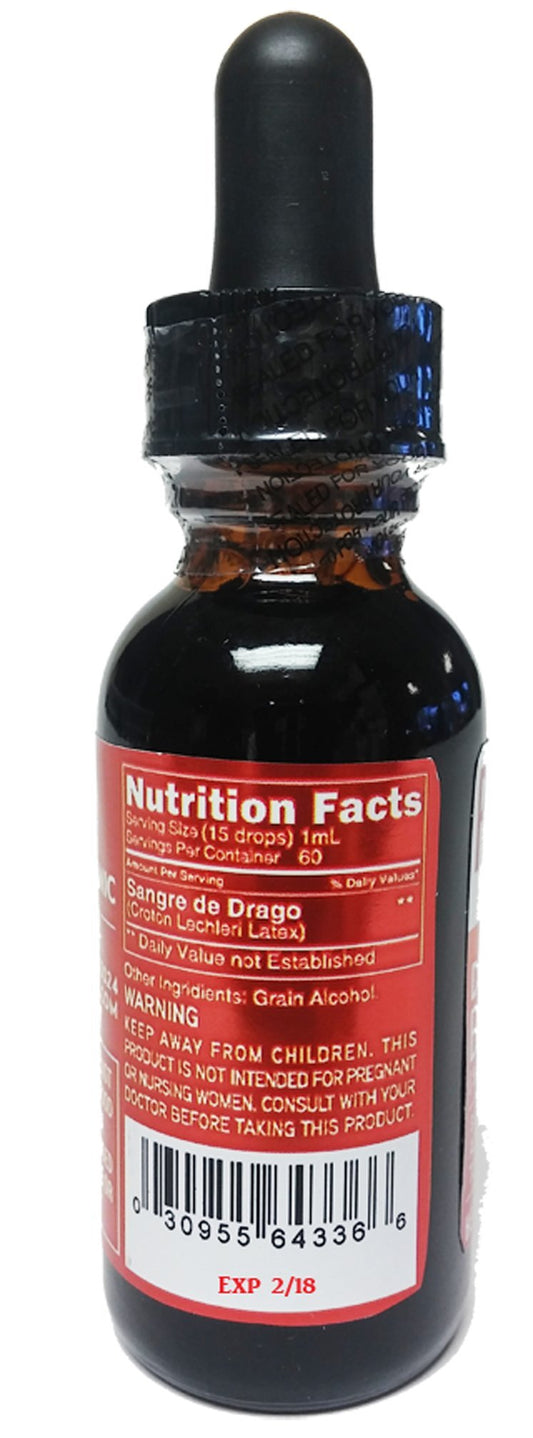 RawHarvest Dragon's Blood Original,100% Peruvian 1 Oz (2 Pack)