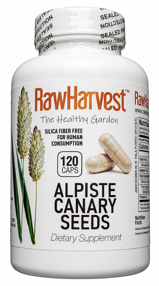 RawHarvest Canary Seed Alpiste Capsules (120 Capsules)