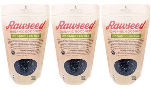 Rawseed Organic Black Lentils