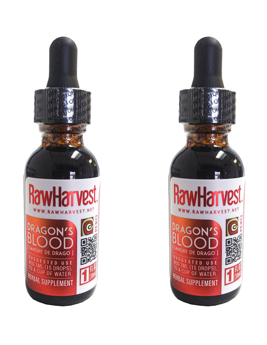 Raw Garden Dragon's Blood Original,100% Peruvian 1 Oz (2 Pack) Concentrate, Sangre De Drago, Sangre De Grado.