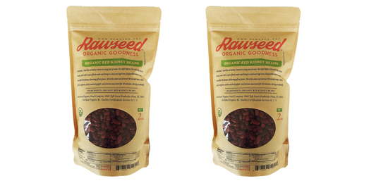 Rawseed Organic Certified Kidney Beans Harvested & Packed in USA 2 Lbs 2 Pack