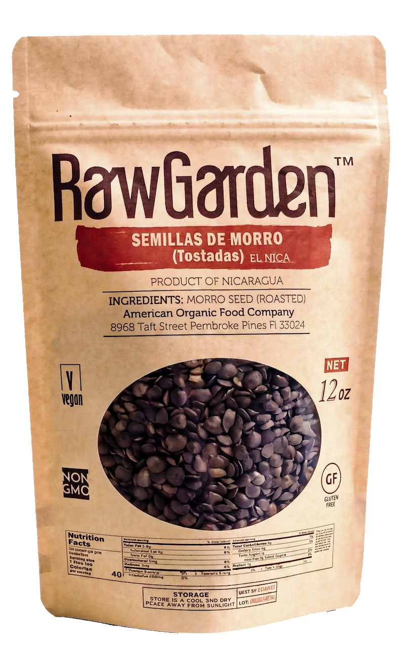Raw Garden Roasted Morro Seeds | Jicaro Seeds | 12 oz 2 Pack (Semillas de Morro Tostadas)
