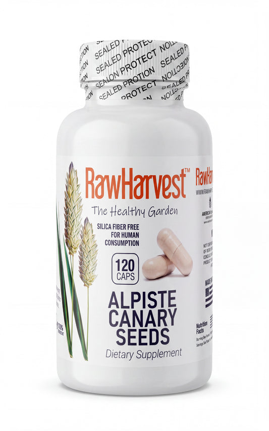 RawHarvest Canary Seed Alpiste Capsules (120 Capsules)
