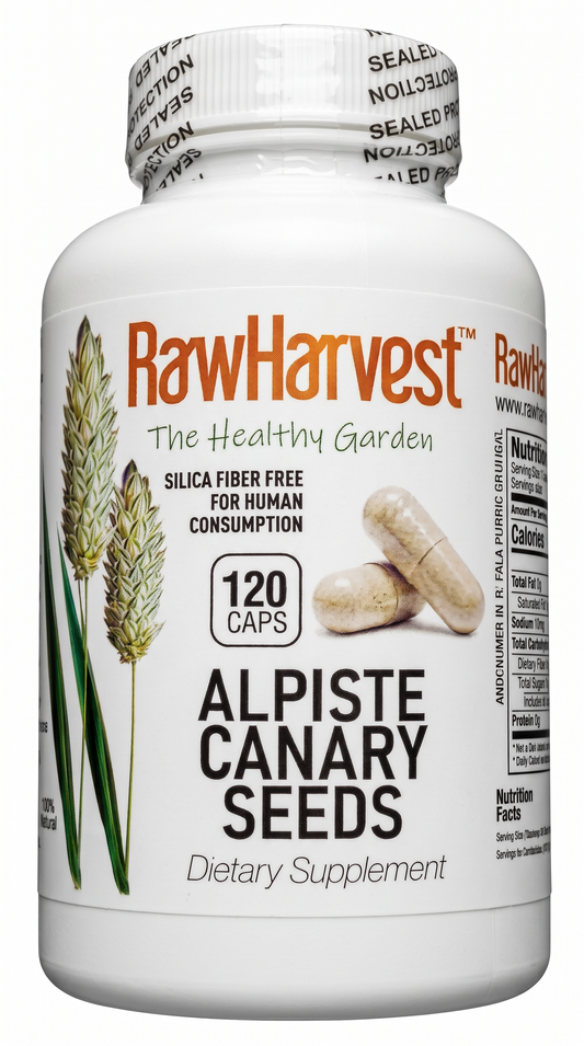 RawHarvest Canary Seed Alpiste Capsules (120 Capsules)