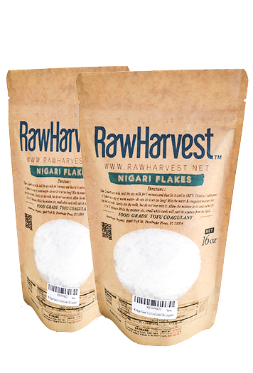 RawHarvest Nigari Flakes 16 oz (1 Lb) 2 Pack Food Grade Tofu Coagulant