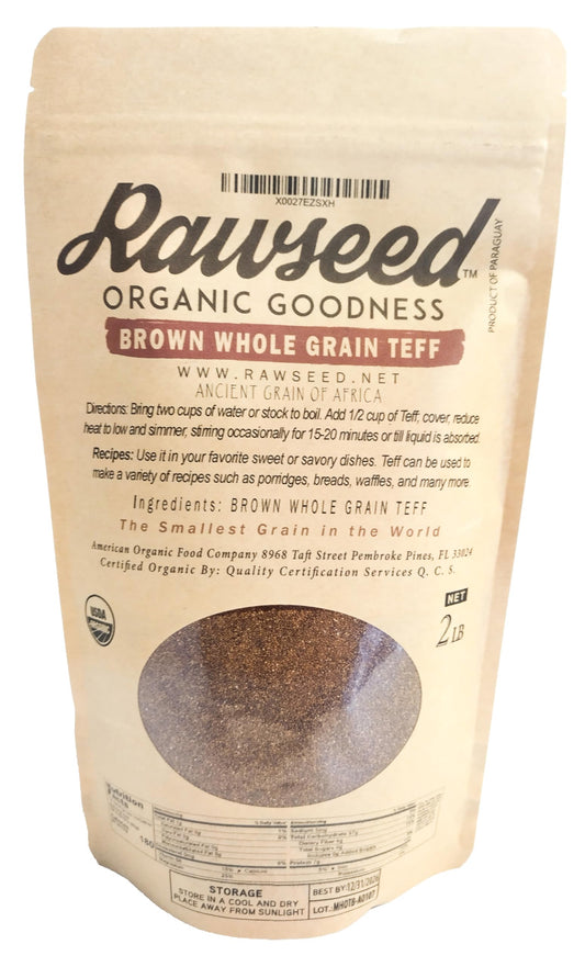 Rawseed Organic Brown Whole Grain African Teff