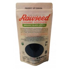 Rawseed Organic Black Lentils 10 Lbs Non Gmo Product of Canada